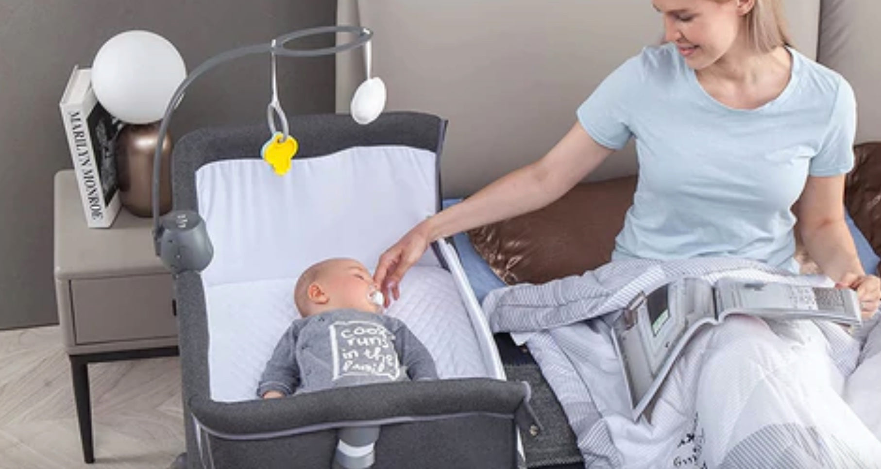 Tay Product of the Day: Newborn Baby Bedside Bassinet And Travel Playpen
