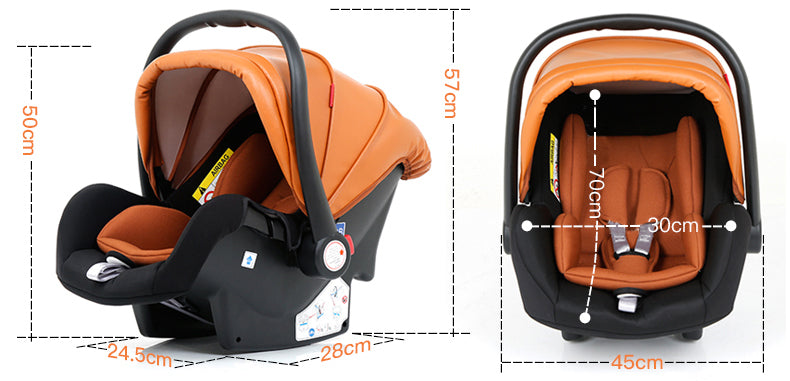 Belecoo Luxury 3 in 1 Baby Stroller With Bassinet And Car Seat Baby Carriage Pram With Capsule