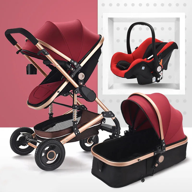 Multifunctional 3 in 1 baby stroller sales