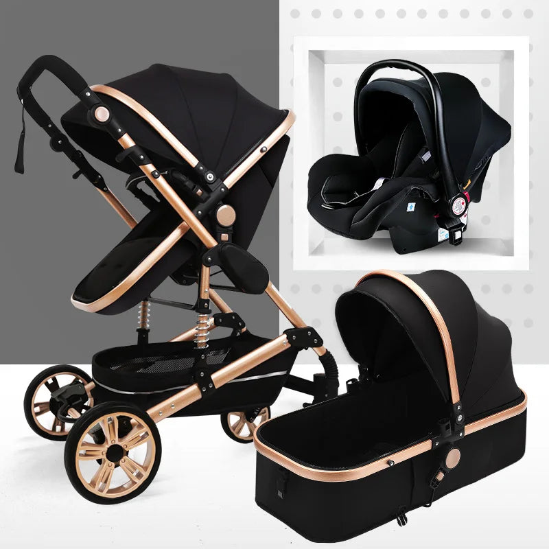 Multifunctional 3 in 1 Baby Stroller High Landscape Stroller Folding C TAY Online Store
