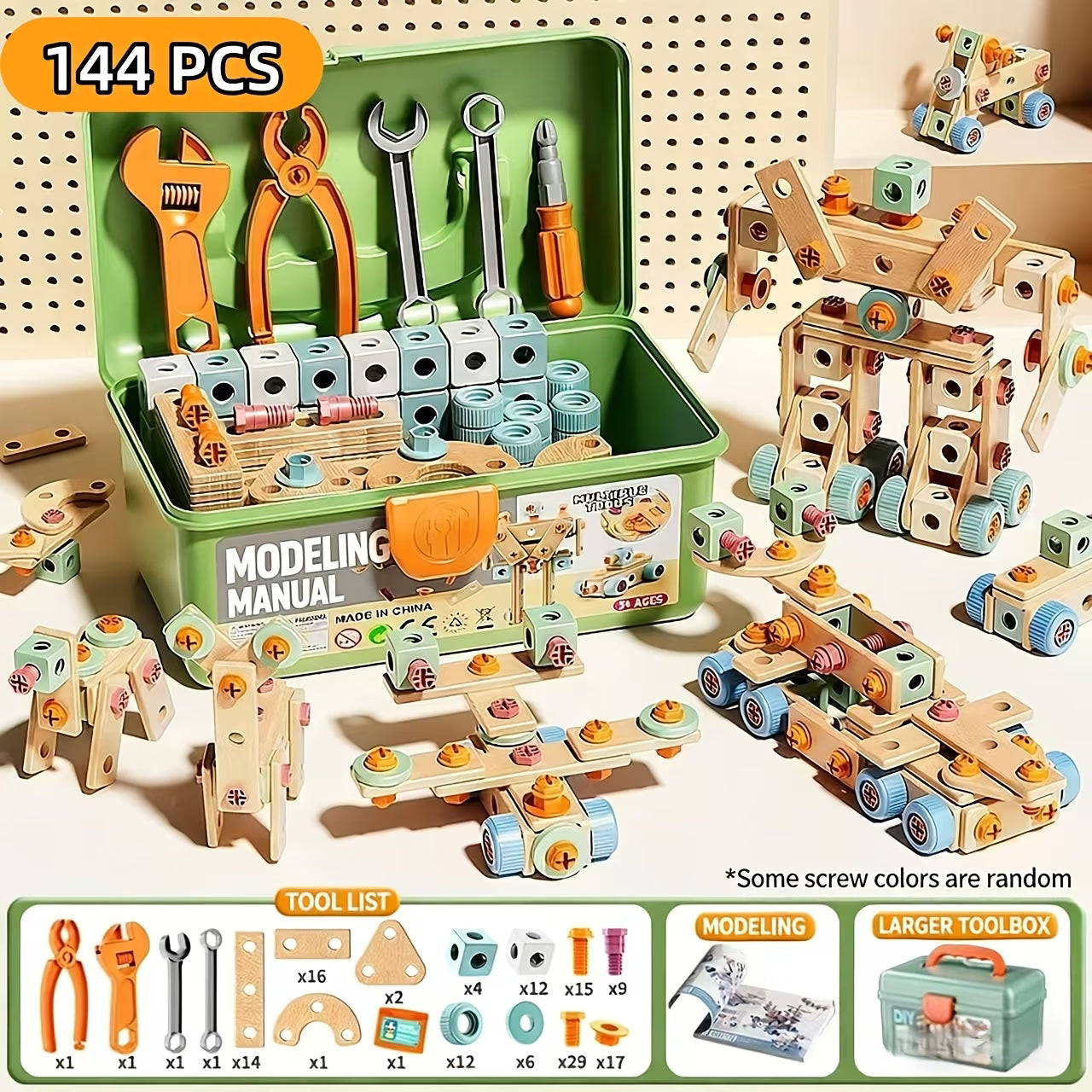 Kids' Disassembly Assembly Screw Toy DIY Puzzle Set