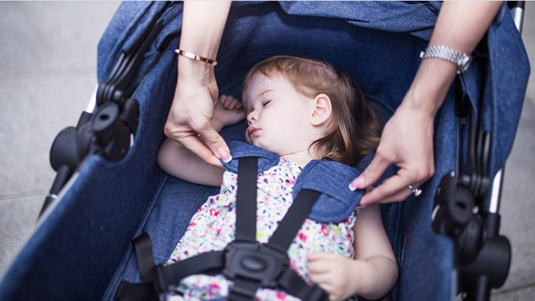 Semaco Marke Luxus-Doppel-Zwillings-Kinderwagen aus Leder mit umwandelbarem Stubenwagen für Säuglinge und Kleinkinder