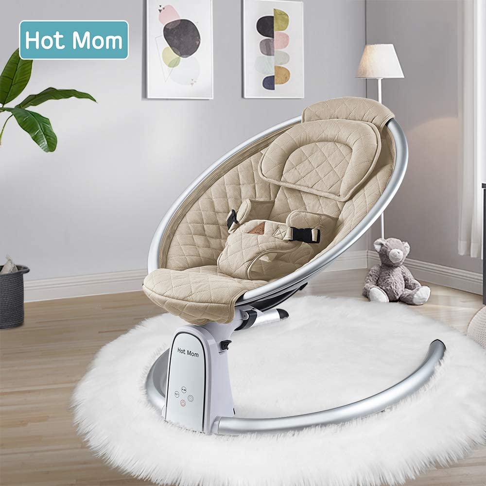 Hot Mom Bluetooth Electric Baby Swing For Newborn Infant