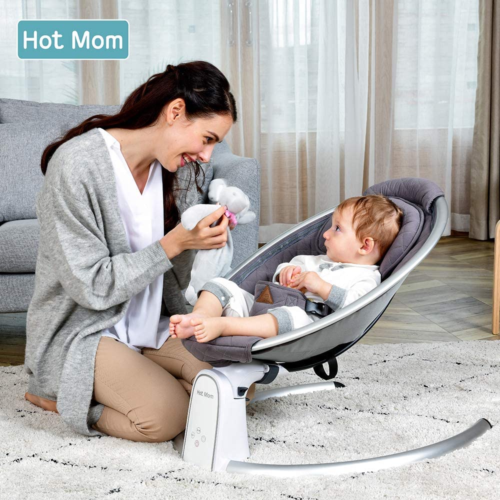 Hot Mom Bluetooth Electric Baby Swing para recién nacido 