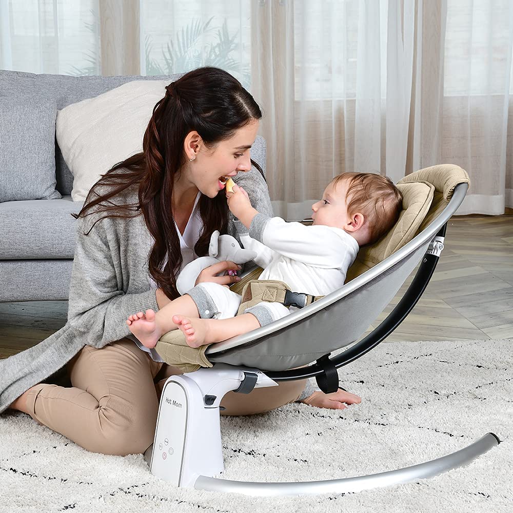 Hot Mom Bluetooth Electric Baby Swing para recién nacido 