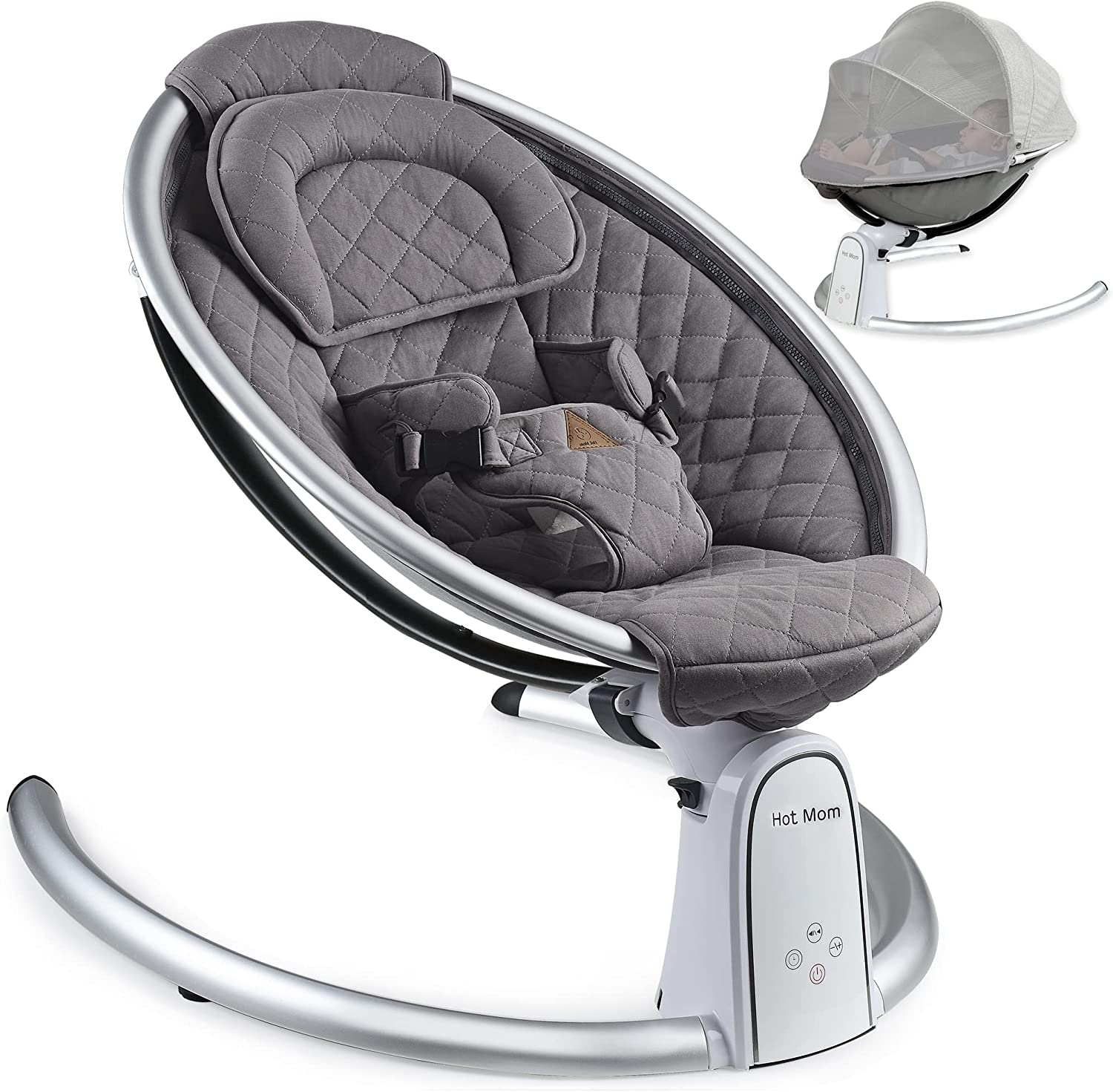 Hot Mom Bluetooth Electric Baby Swing para recién nacido 