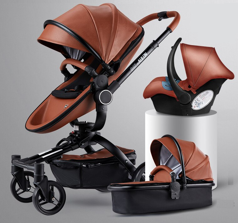New Max Of Aulon 3-in-1 Modern Baby Stroller With Car Seat Capsule Pram