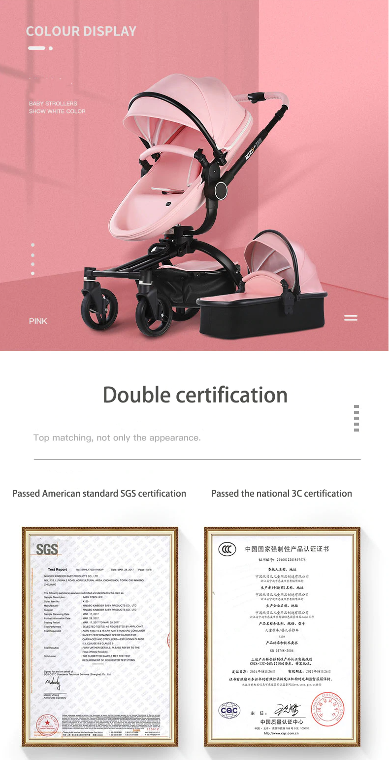 Max Of Aulon Baby Stroller 360 Degree Rotating 3-in-1 Modern Baby Carriage With Car Seat Capsule