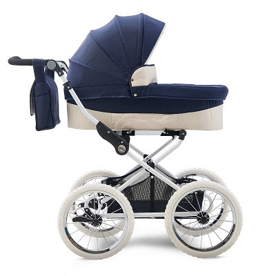 Poussette de bébé européenne à deux voies Chariot de bébé de chariot à profil haut de luxe