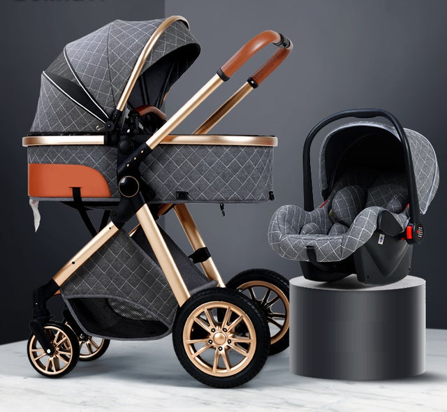 Baby Stroller Trolley Car trolley Folding Baby Carriage 2 in 1