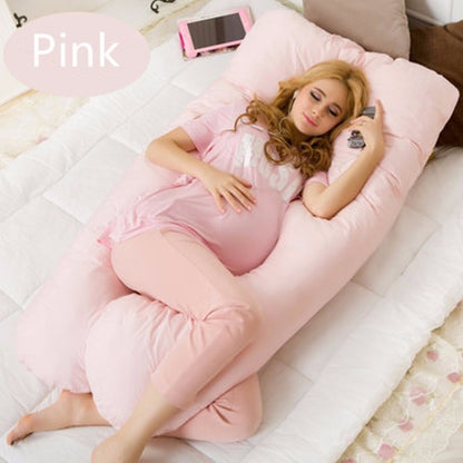Large Cotton U Shape Pillow For Pregnant Women